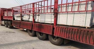 湛江 白麻荔枝面外墙干挂，工厂装车日常