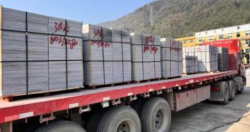 湛江 芝麻灰地铺石出货日常