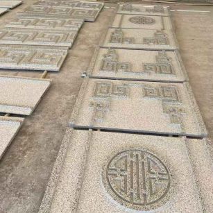 湛江 白麻花岗岩外墙立面雕刻板
