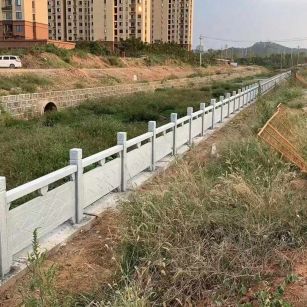 湛江 白麻河道栏杆效果展示图