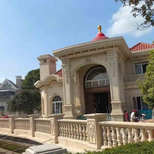 湛江 黄金麻花岗岩欧式别墅