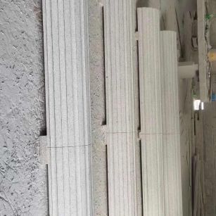 湛江 花岗岩厂家带你看白麻花岗岩门楼大柱柱皮