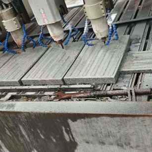 湛江 芝麻白花岗岩荔枝面盲道雕刻