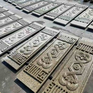 湛江 黄金麻花岗岩外墙雕刻板