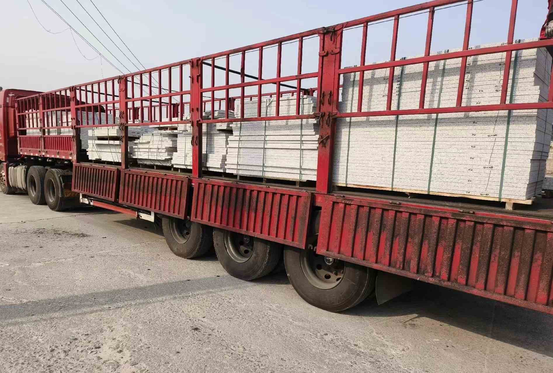 湛江 白麻荔枝面外墙干挂，工厂装车日常