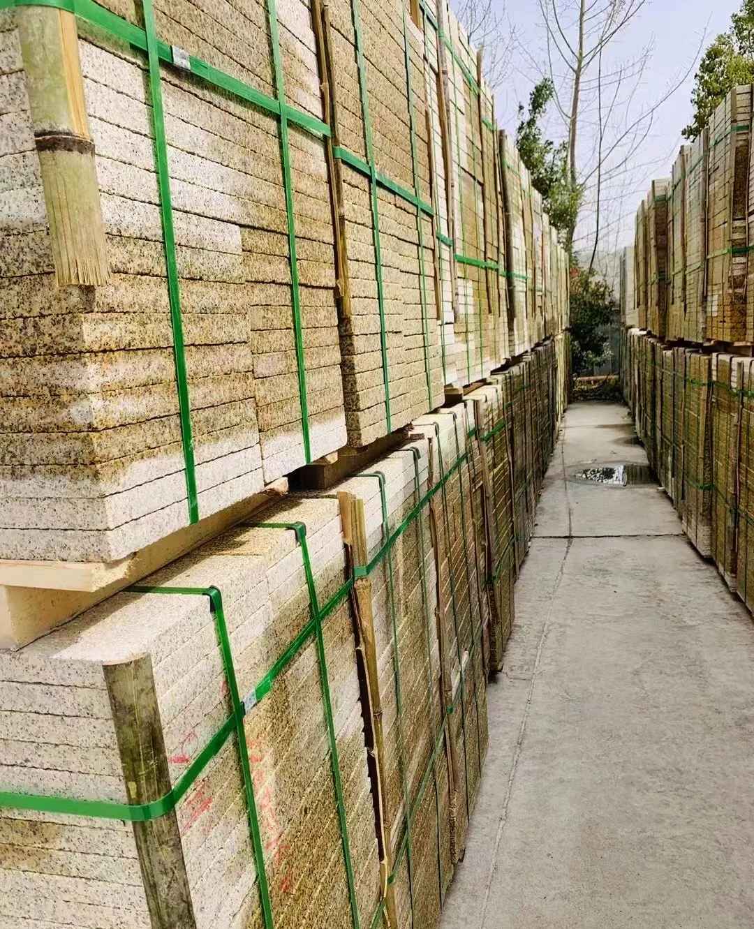 湛江 黄金麻花岗岩荔枝面地铺石