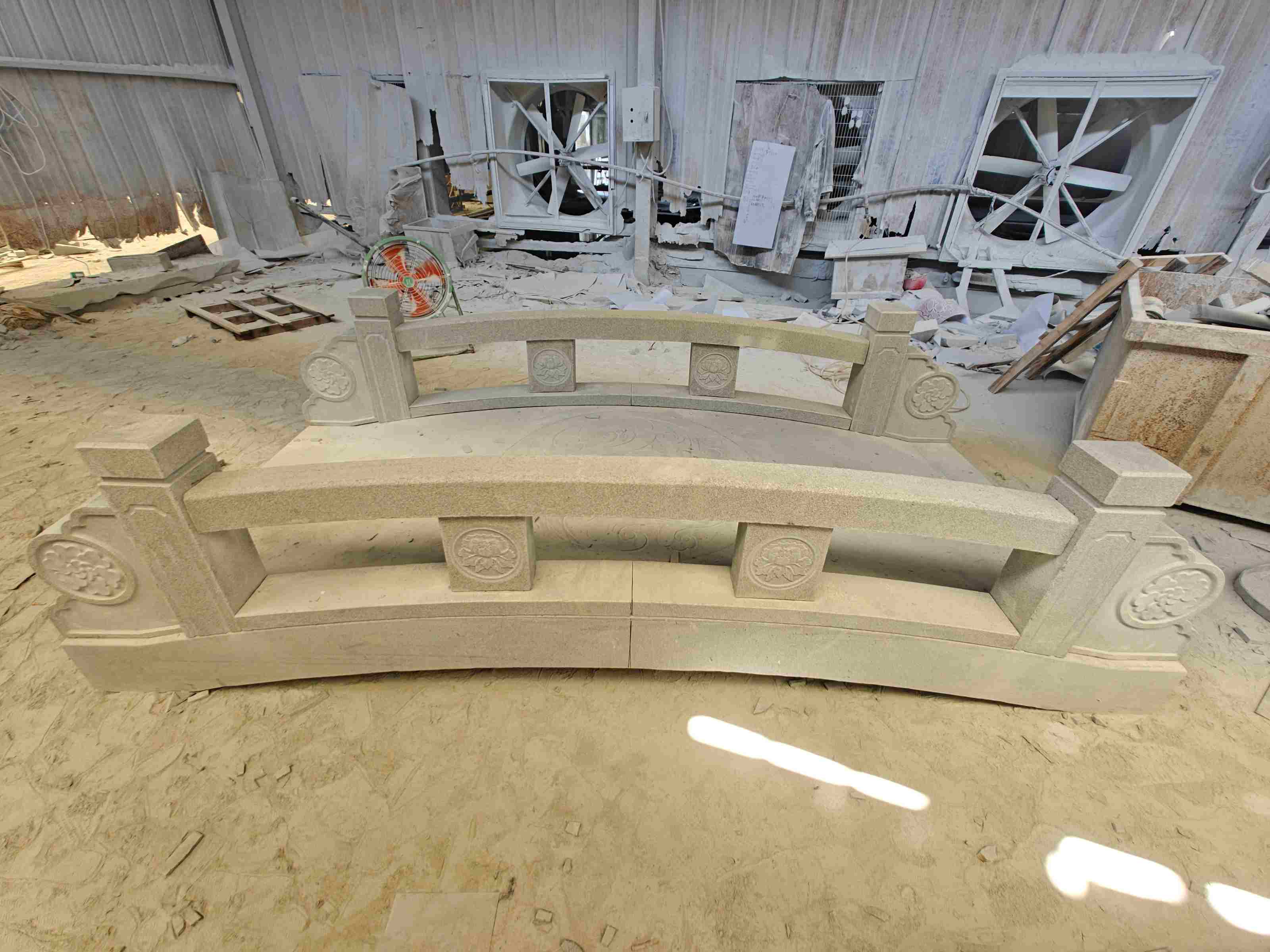 湛江 芝麻灰花岗岩异形加工-拱桥，石桥