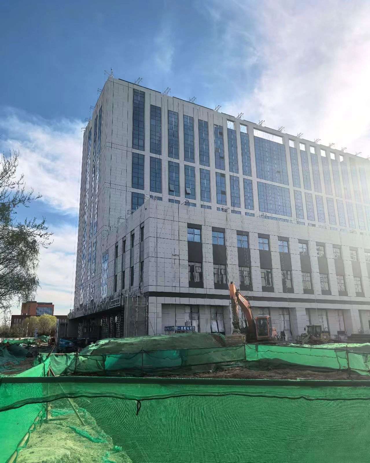 湛江 白麻花岗岩石材外墙干挂