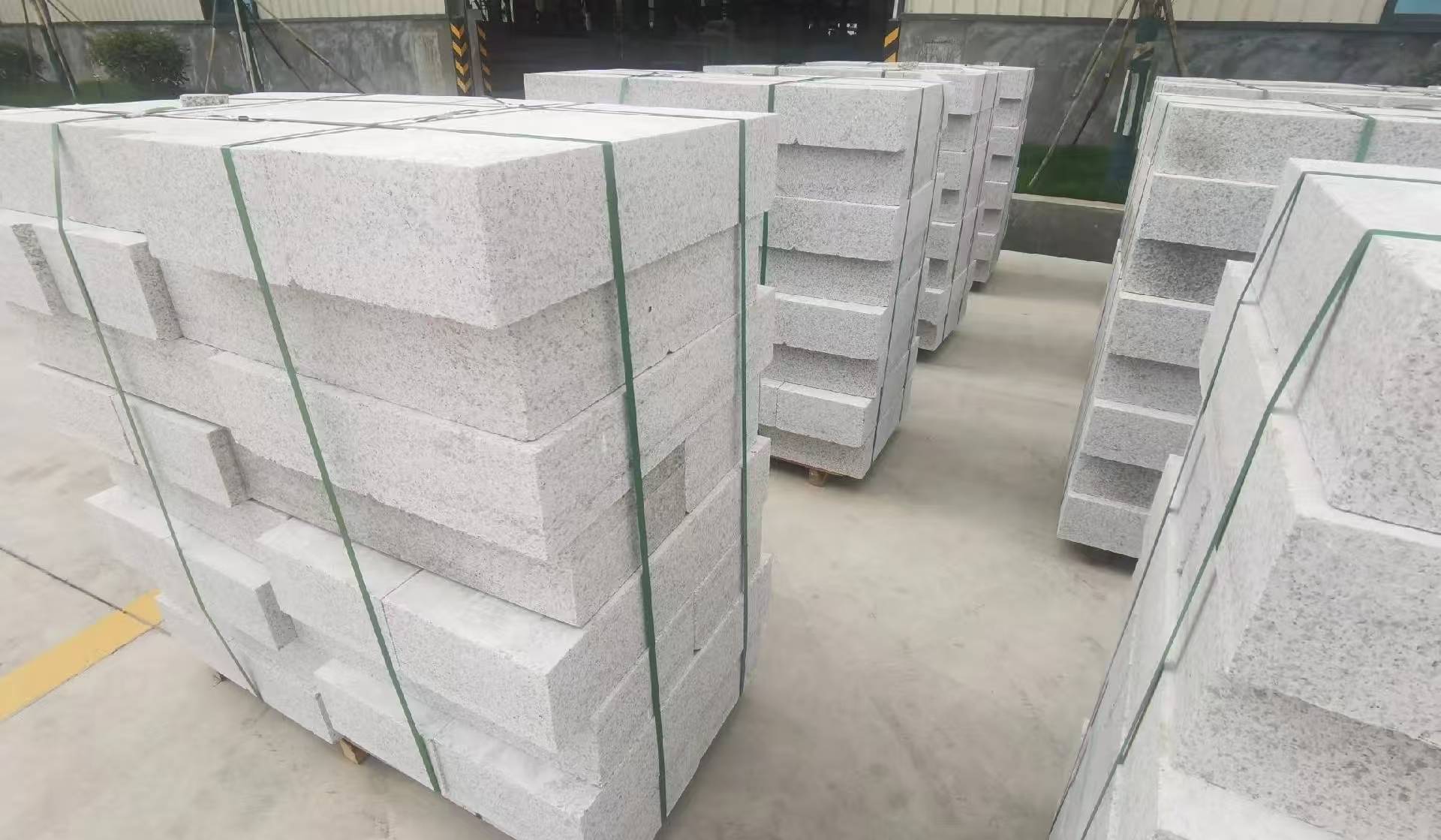 湛江 白麻花岗岩路沿石，立缘石，平缘石，路牙石，道牙石，马路牙子等