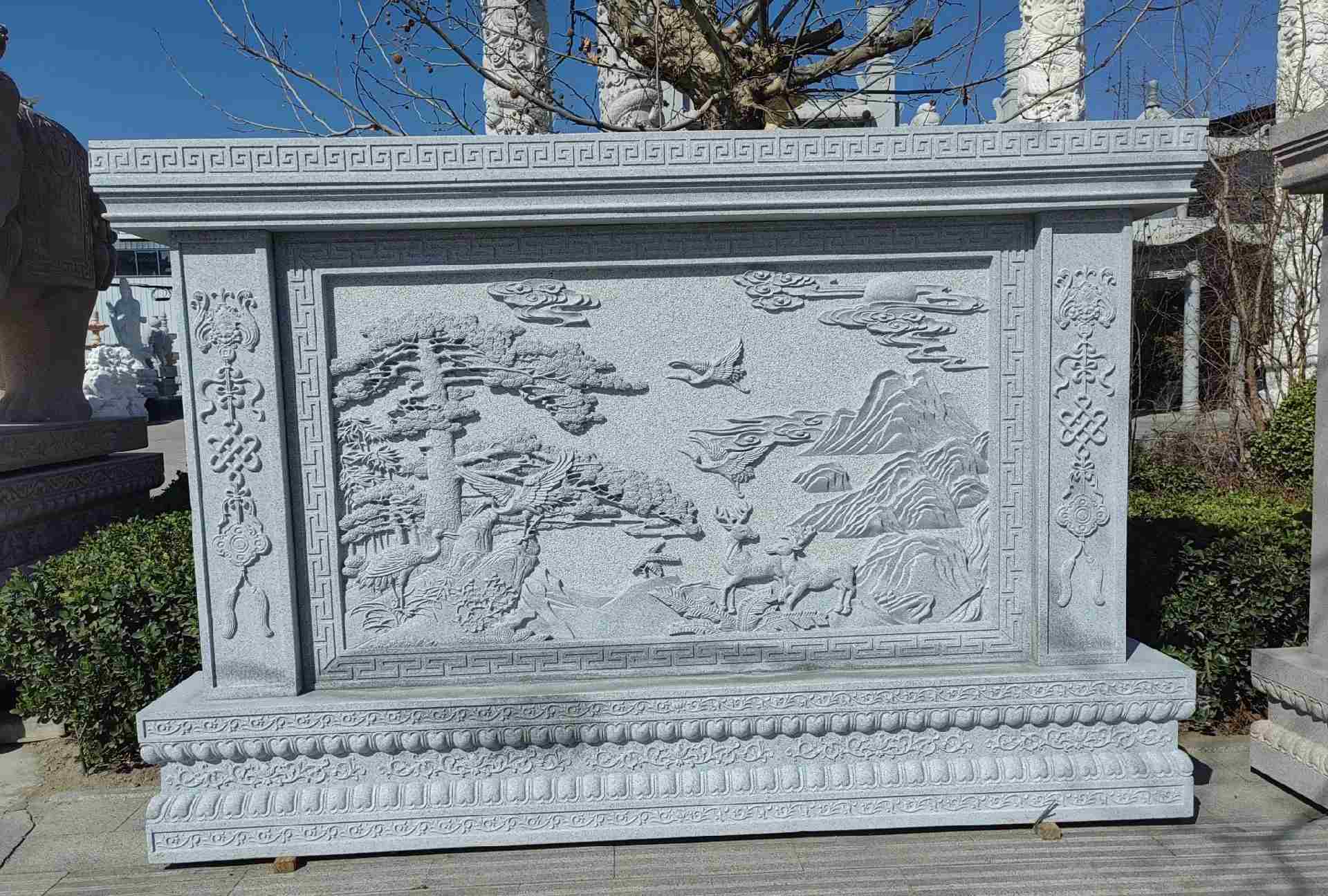 湛江 芝麻白大型照壁，屏风，影壁